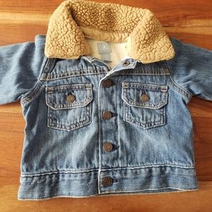 Baby GAP sherpa jean jacket